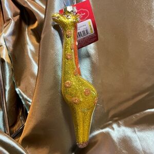 Christmas Ornament Glittery Giraffe